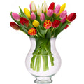 Giftdecor bloemenvaas Artistica, helder glas, 21 x 28 cm
