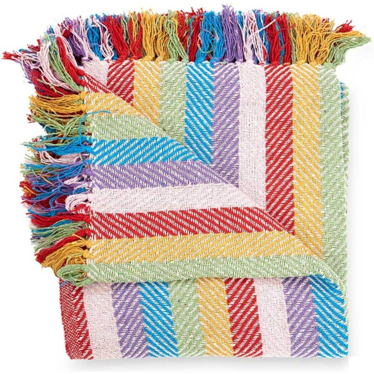 Giftdecor plaid Hamam, 125 x 150 cm, strepenmotief