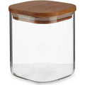 Vivalto glazen voorraadpot met bamboe deksel, 880 ml