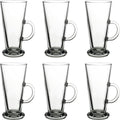 Latte macchiatoglazen met handvat, set van 6