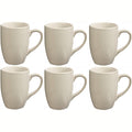 Secret de Gourmet koffiemokken wit 360 ml, set van 6