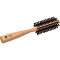 Ronde haarborstel van hout met varkenshaar, naturel, 24 cm