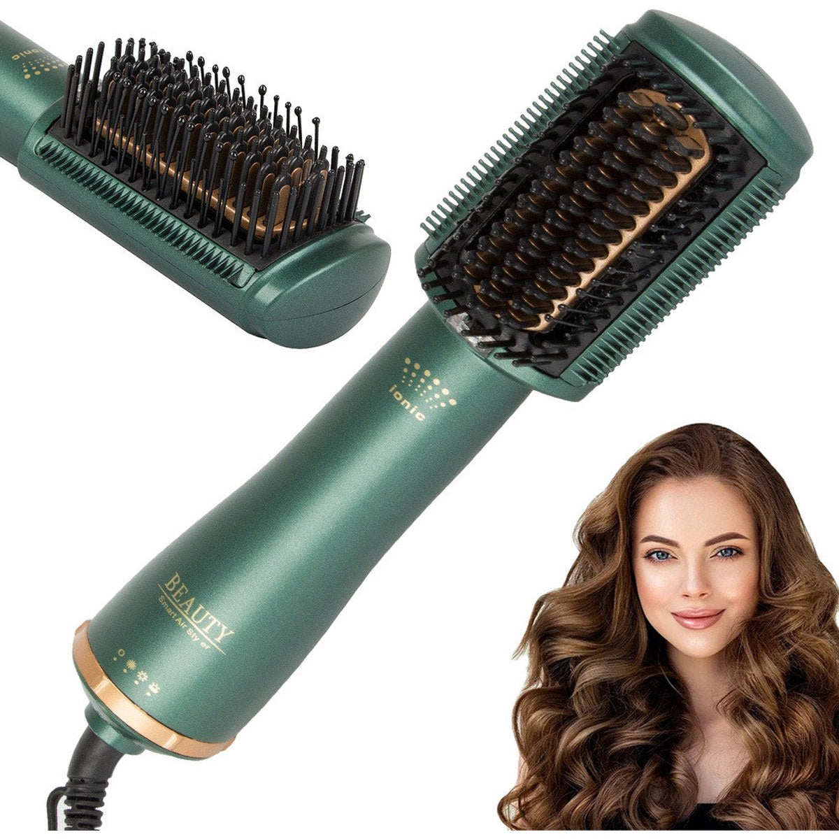 Air comb 3-in-1 haarstyler, haardroger, krultang en borstel