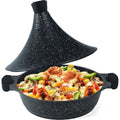 Hakal tajine Marrakesh XL mat zwart, 32 cm, inductie