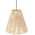 Atmosphera hanglamp van touw, beige, H 27 cm