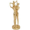 Familiebeeld Hapi van hars, verguld, 28,5 cm hoog