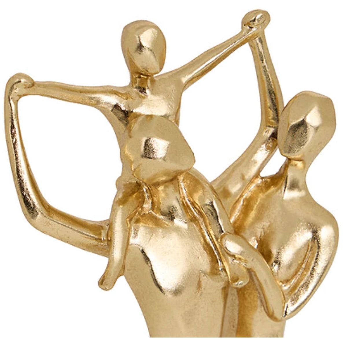 Familiebeeld Hapi van hars, verguld, 28,5 cm hoog (2)