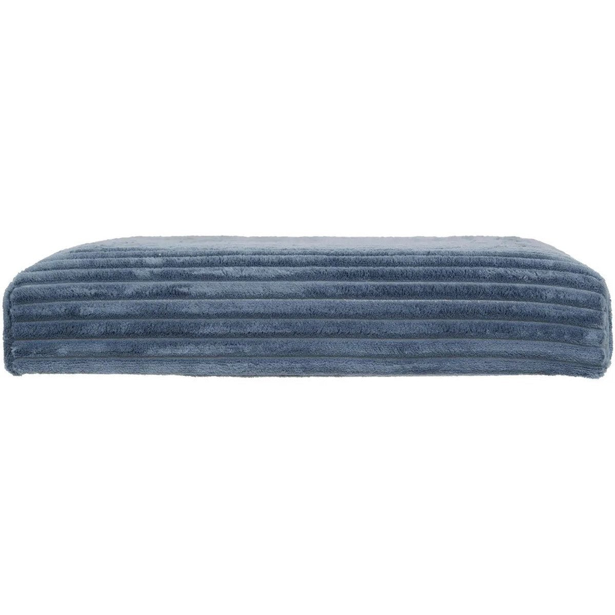 Atmosphera opvouwbare poef Essestial ribcord 38 x 38 cm, blauw (4)