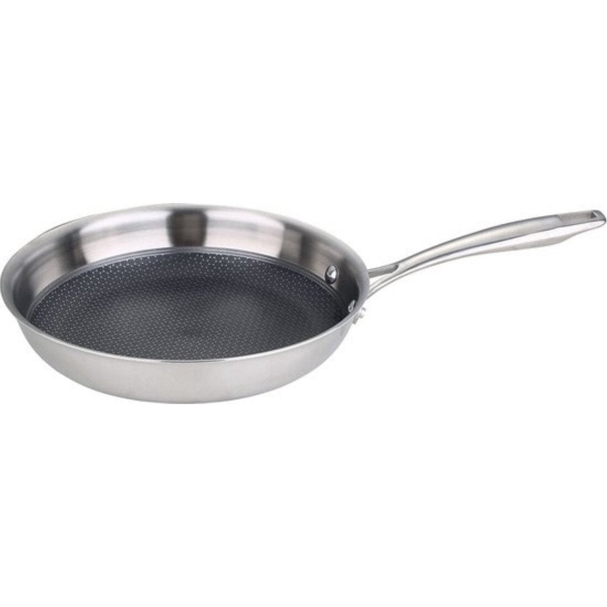 Braadpan honingraat 28 cm, rvs