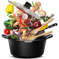 Intignis braadpan met glasdeksel, 36 cm, 14 L