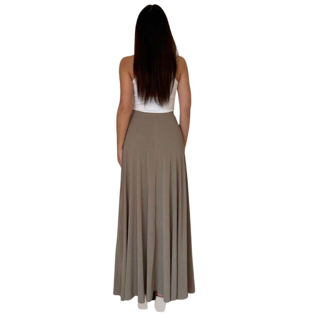 Ivy rok, taupe (2)