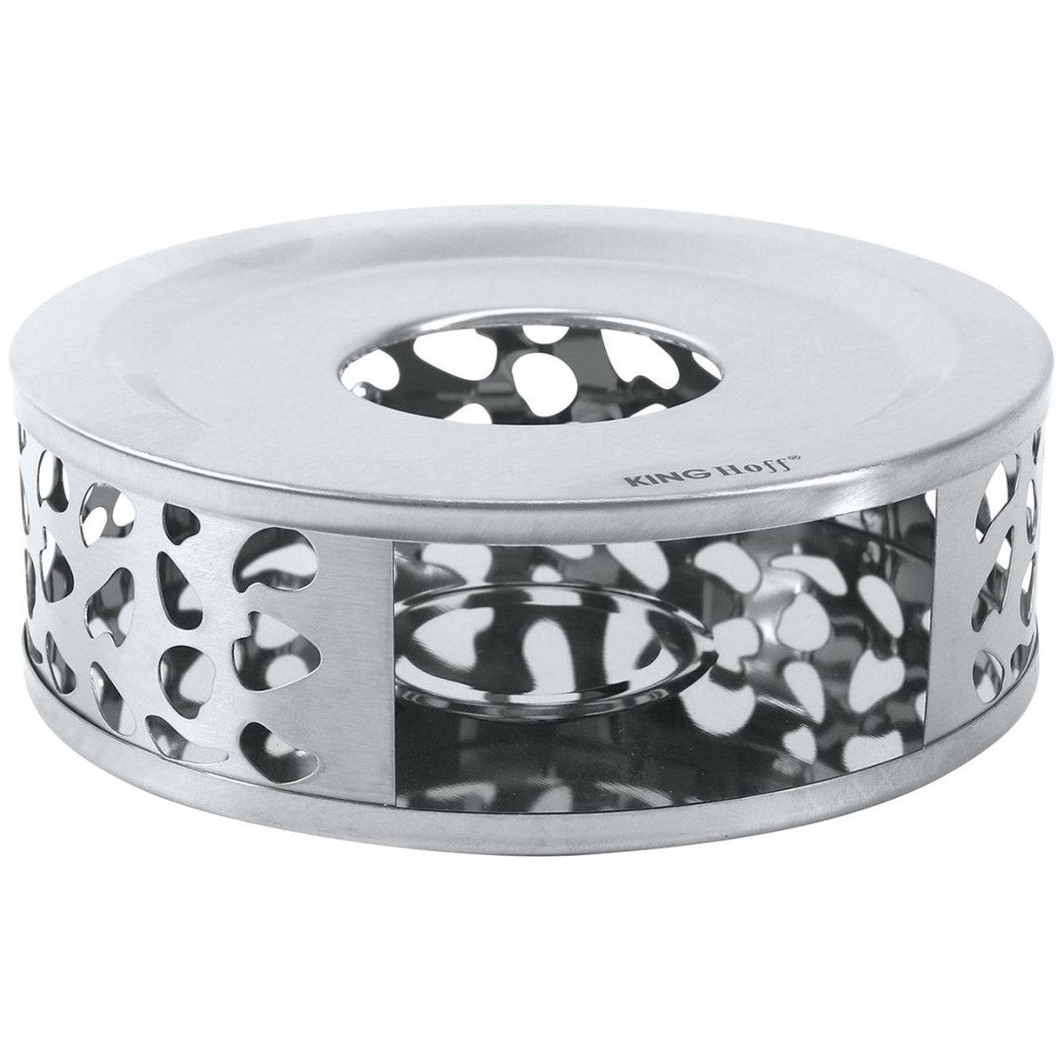 Kinghoff theewarmer KH-1898, rvs, 15 cm, voor waxinelichtje
