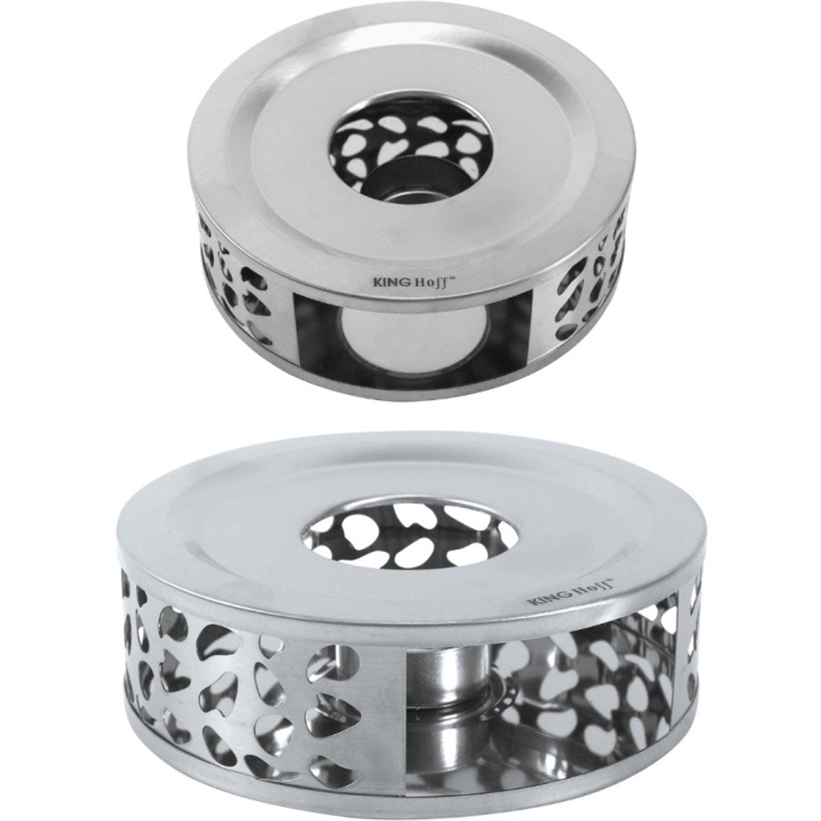 Kinghoff theewarmer KH-1898, rvs, 15 cm, voor waxinelichtje (5)