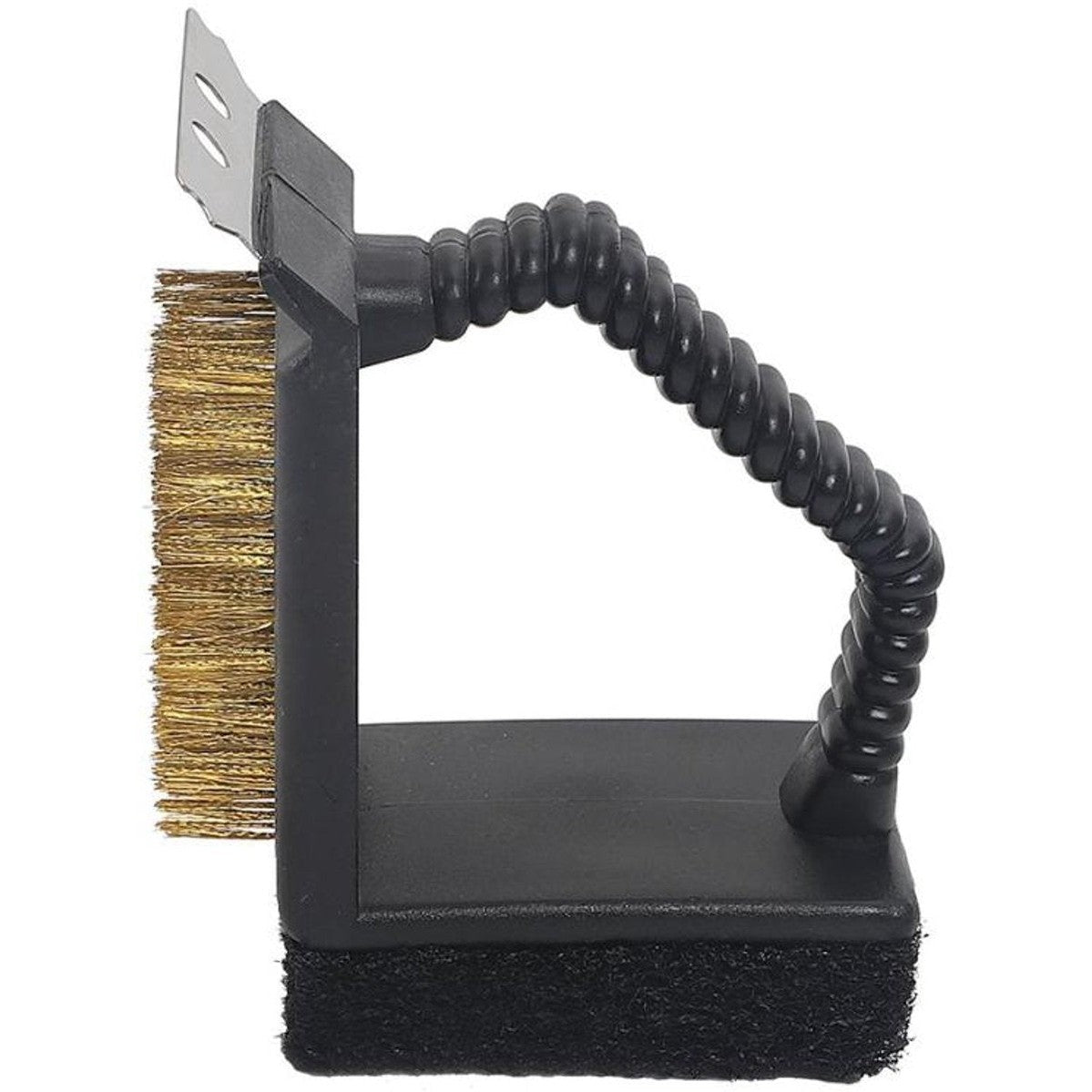 Kinghoff 3-in-1 grillreiniger KH-1913, schraper, spons en borstel
