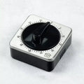 Kinghoff mechanische kookwekker 60 minuten, magnetisch, rvs