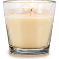 Vanillekaars in glas, geel, 9 x 8 x 9 cm, 48 branduren