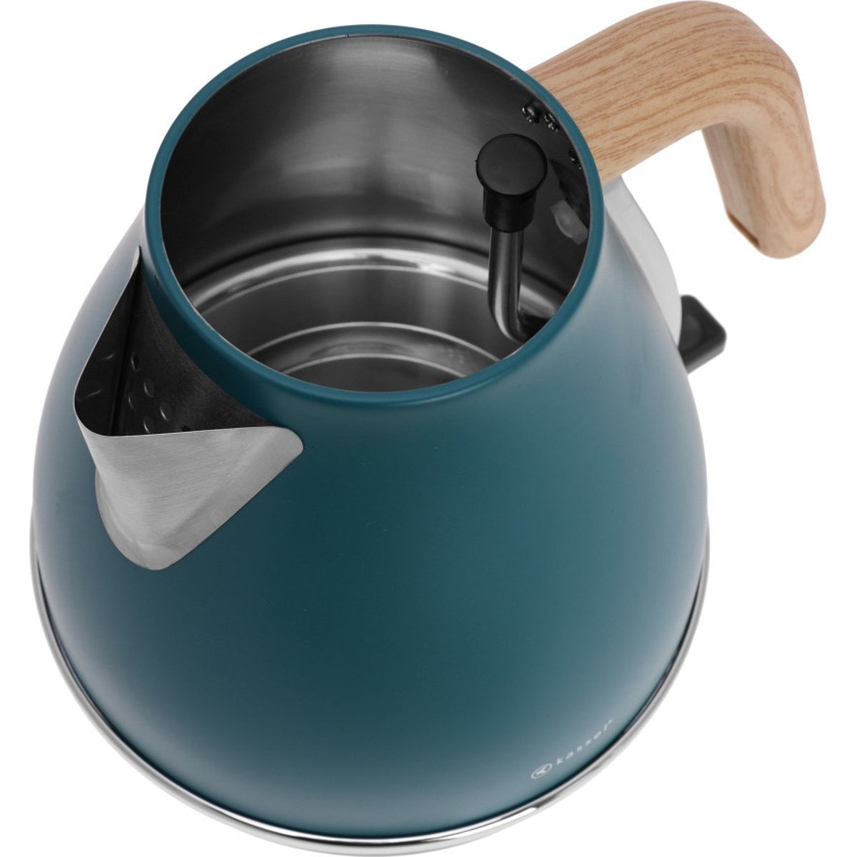 Kassel 93222 retro waterkoker van rvs, blauw, 1,7 L (2)