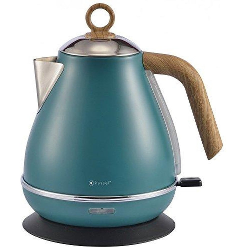 Kassel 93222 retro waterkoker van rvs, blauw, 1,7 L (5)