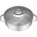 Kassel Alice lage kookpan met deksel, Ø 24 cm, rvs