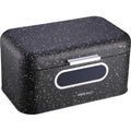 Kinghoff broodtrommel zwart, 30 x 19,5 x 15,8 cm