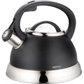 Kinghoff 1224 fluitketel 2,2 L, rvs, met fluit