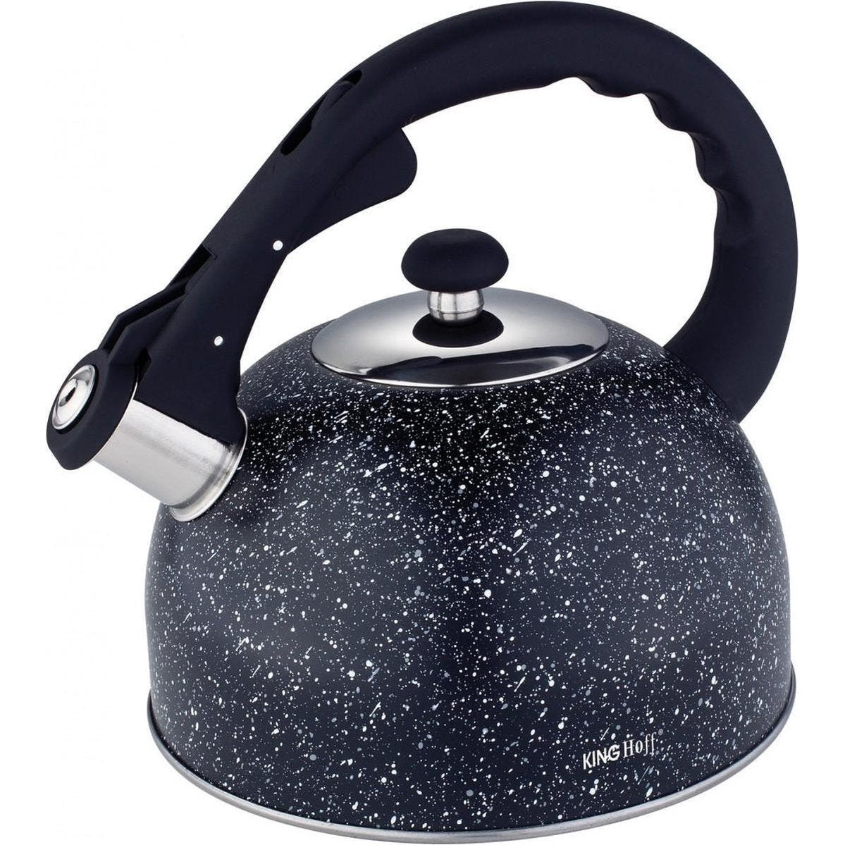 Kinghoff fluitketel 2,6 L, rvs, alle warmtebronnen