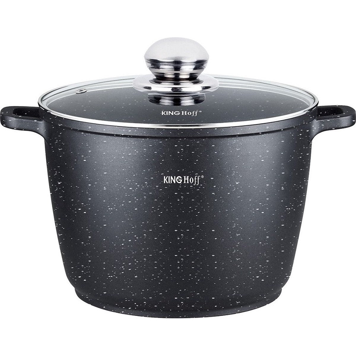 Kinghoff 1598 - Hoge Braadpan - met Aromaknop - 24 cm - 6,2 liter