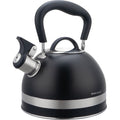 Kinghoff fluitketel 1,8 L, rvs, zwart
