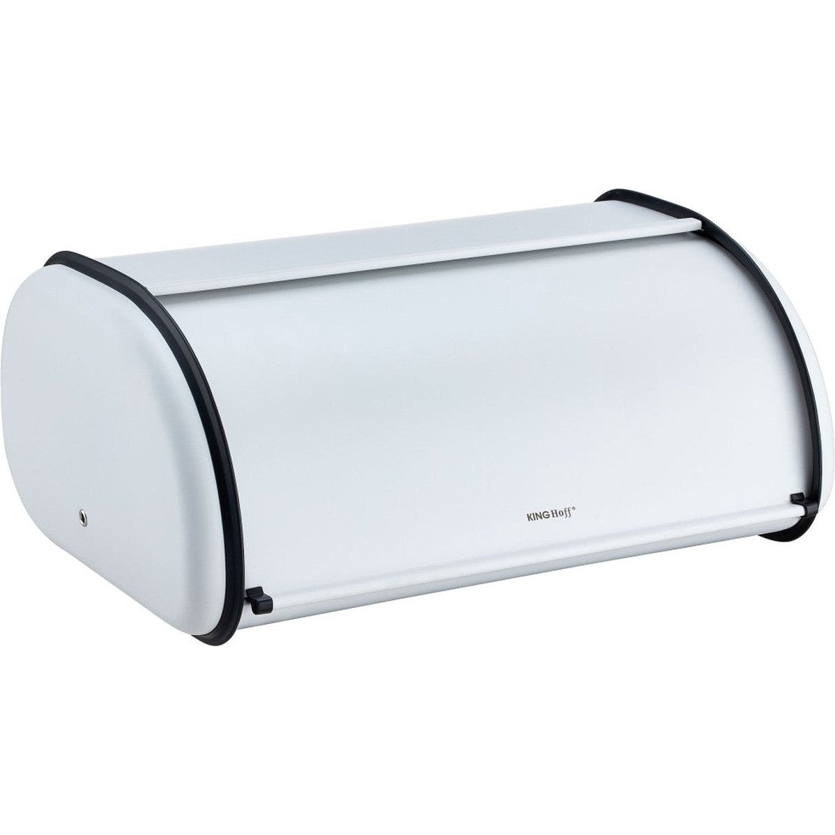 Kinghoff broodtrommel groot, rvs wit retro, 44 x 27 x 18,5 cm