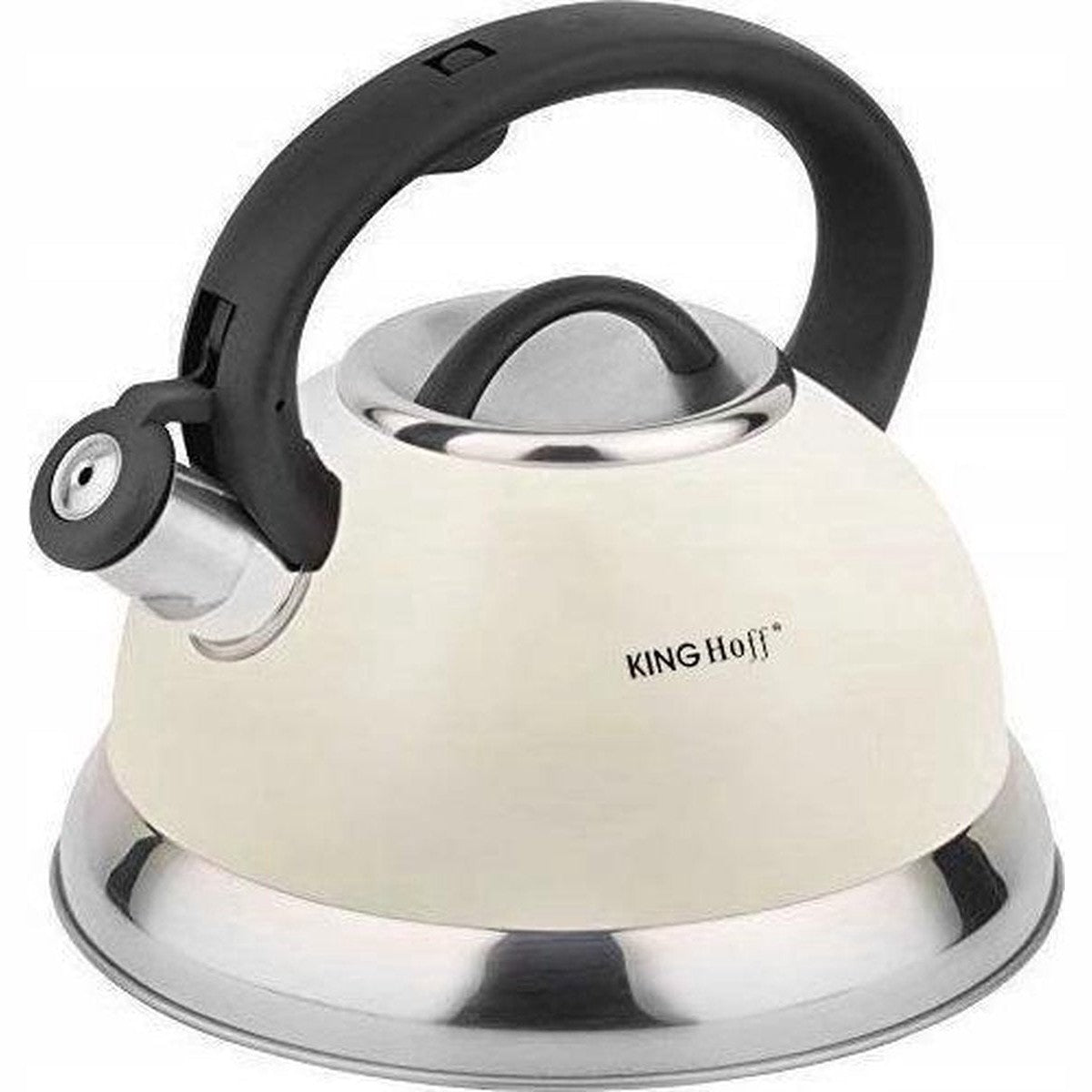 Kinghoff fluitketel wit, 3 L