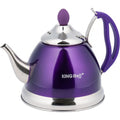 Kinghoff 3762 - Theepot / Theekan met zeef - Paars