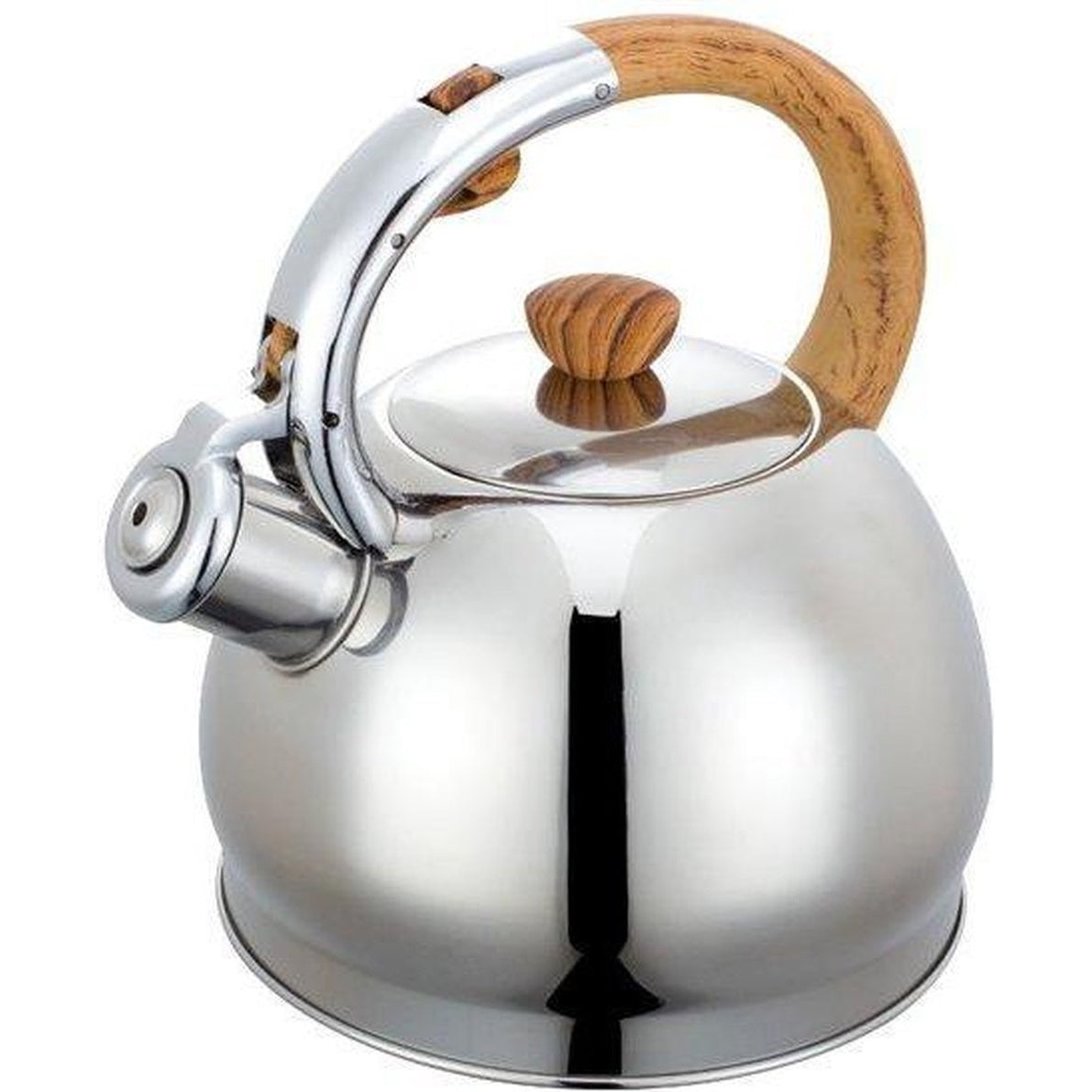 Kinghoff fluitketel 2 L, rvs, alle fornuizen