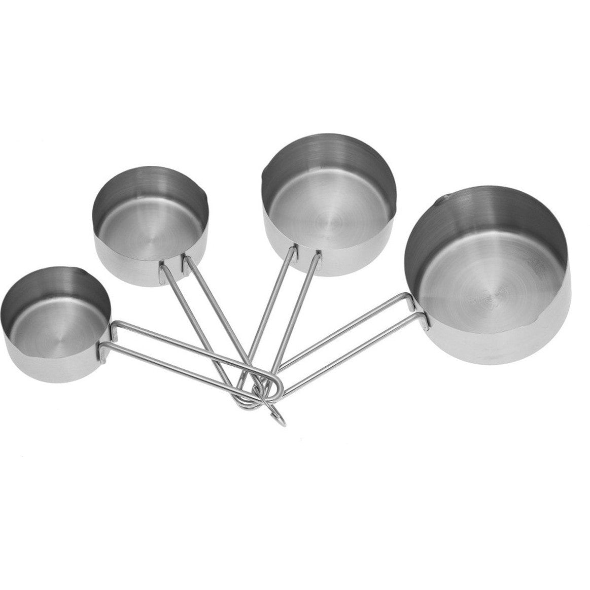 Kinghoff maatbekers van rvs, set van 4 (60/80/125/250 ml)