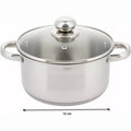 Kinghoff 4325 kookpan met deksel, Ø 12 cm
