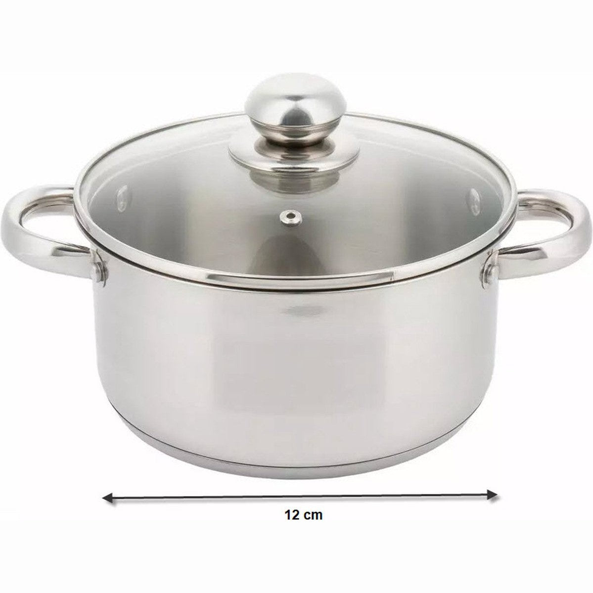 Kinghoff 4325 kookpan met deksel, Ø 12 cm