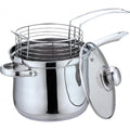 Kinghoff 4581 frietpan 3,6 L, rvs, alle warmtebronnen