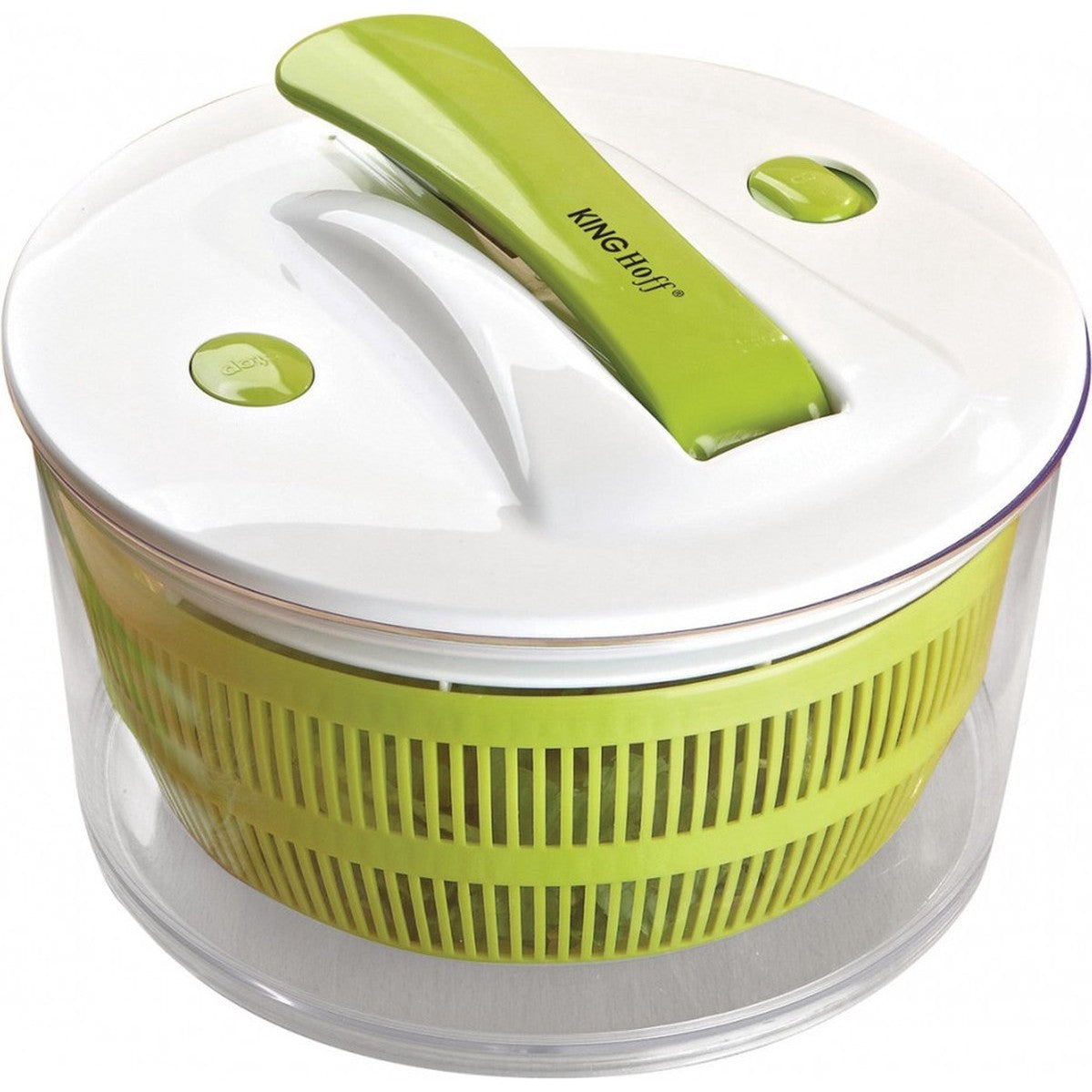 Kinghoff 6113 slacentrifuge, groen en wit