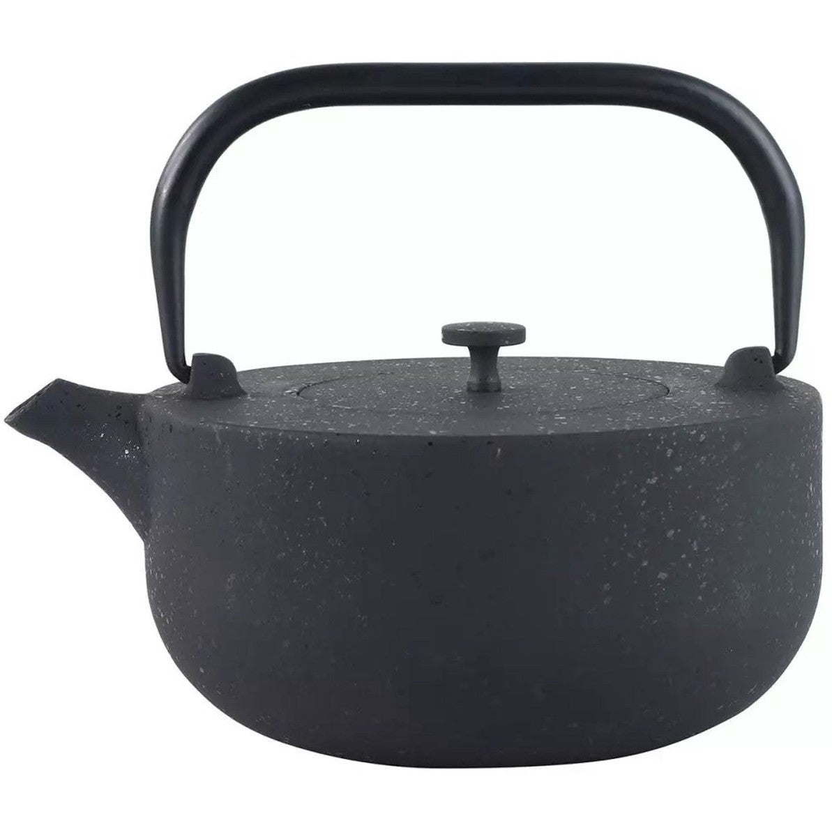 Kinghoff gietijzeren theepot met filter, 1,1 L, zwart