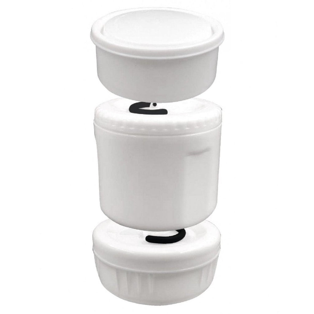 Kinghoff etensthermos 1,5 L, rvs, 3-delige lunchset, zwart (4)