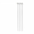 Kinghoff bbq-spiezen set van 4, rvs, 35,8 cm