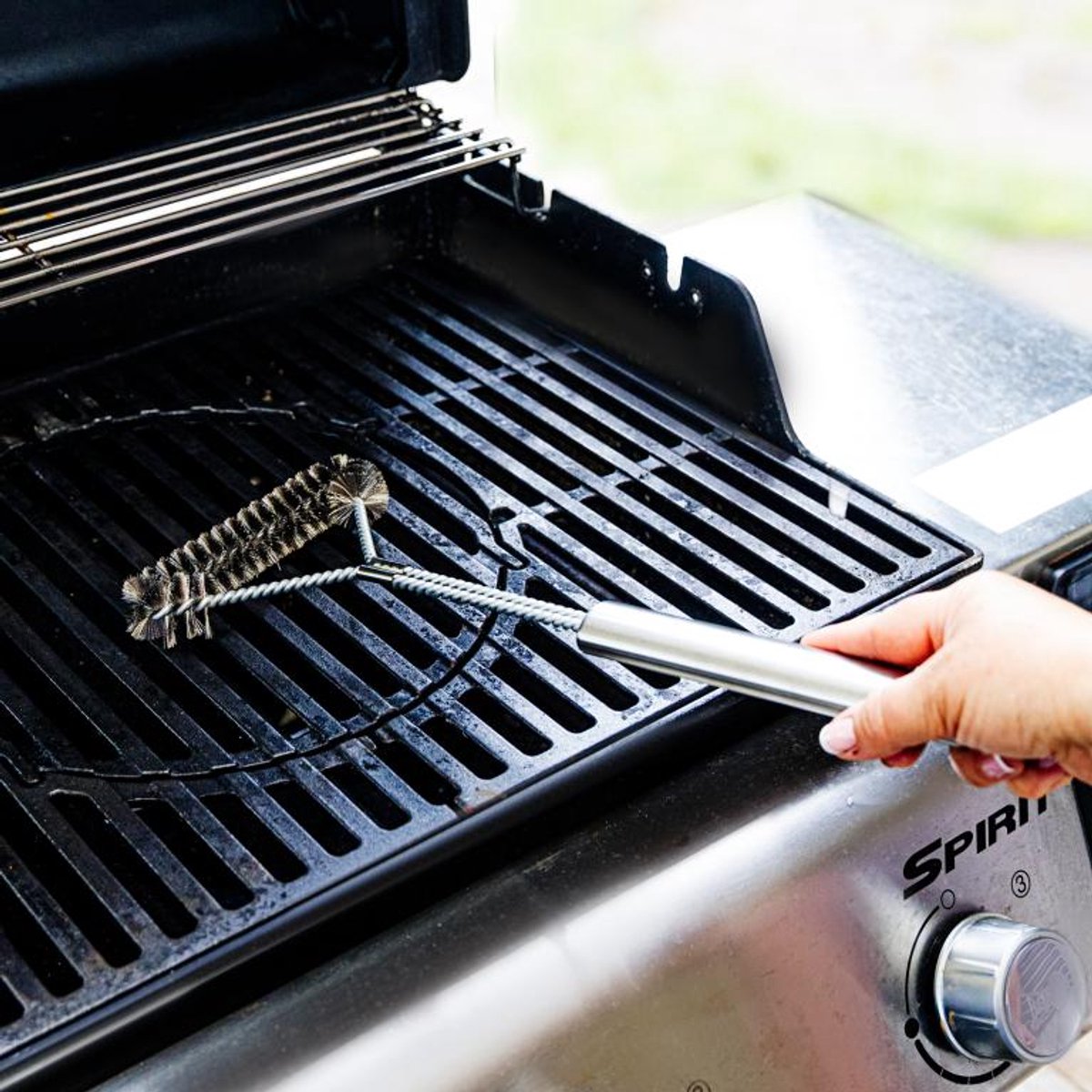 Kinghoff grillborstel KH-1915, rvs, 41,5 cm (3)