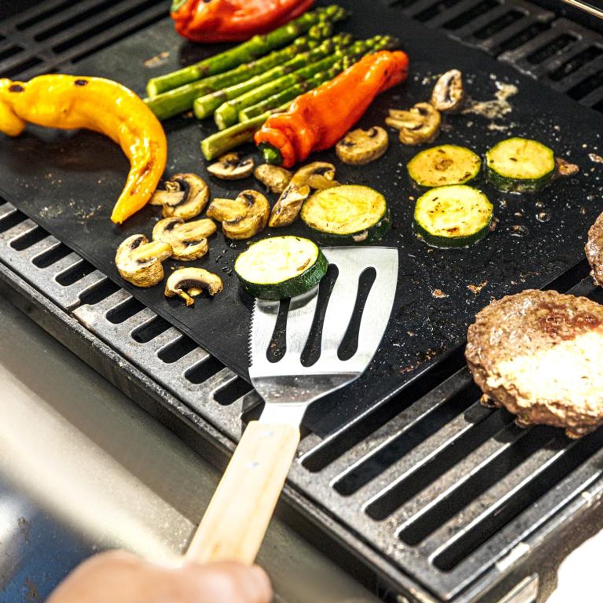 Kinghoff barbecueset KH-1918, 3-delig, rvs met houten handvatten (3)