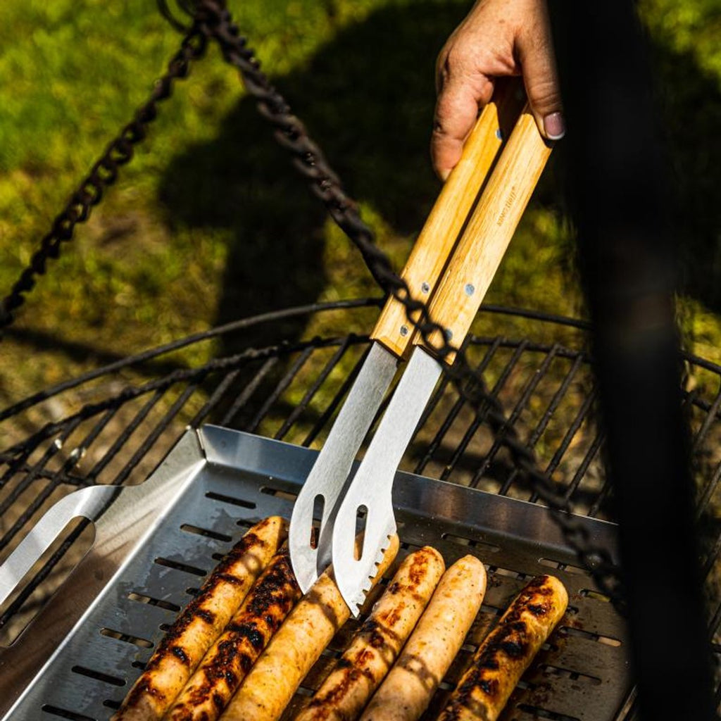 Kinghoff barbecueset KH-1918, 3-delig, rvs met houten handvatten (5)