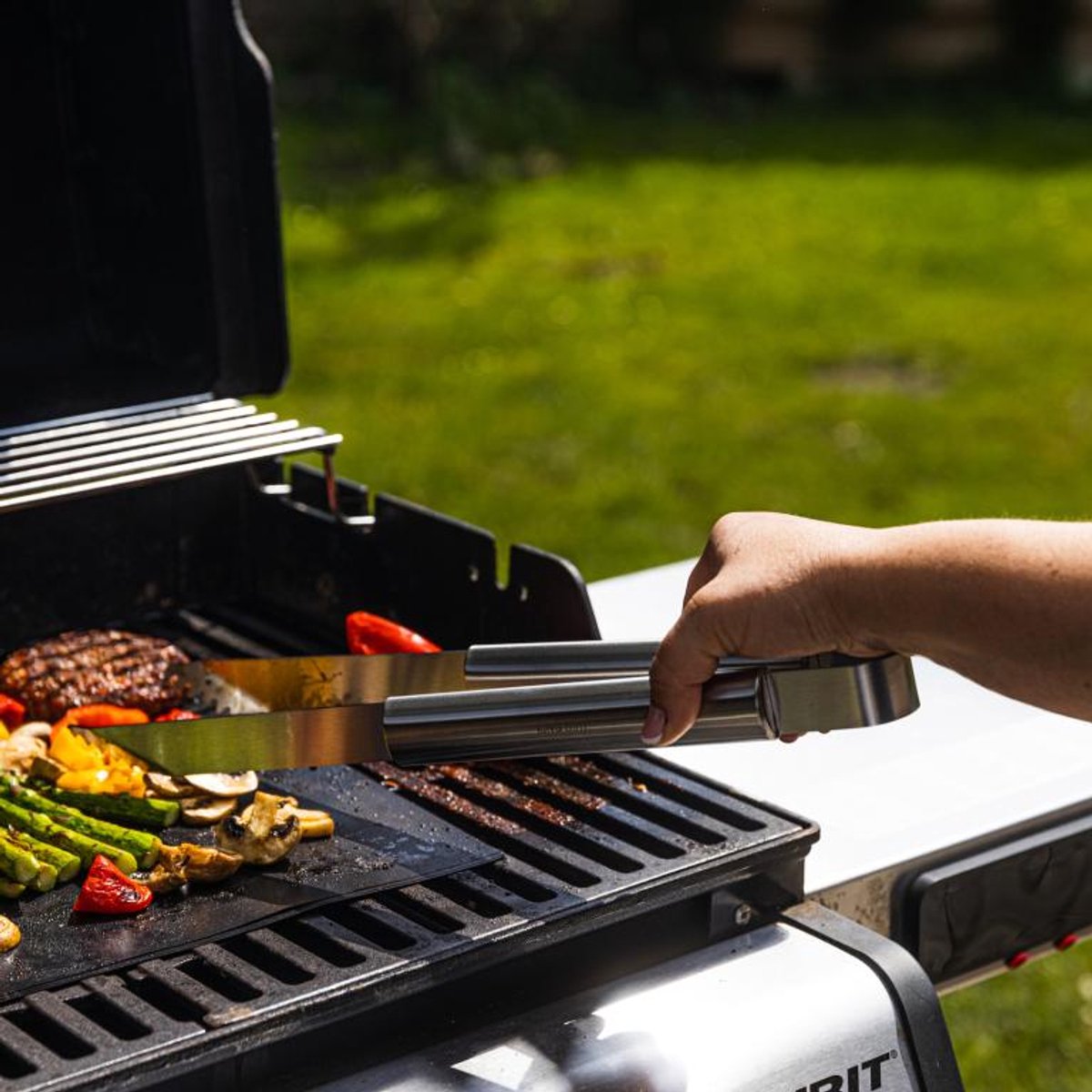Kinghoff barbecueset KH-1919, 3-delig, rvs, spatel, vork en tang (5)