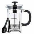 Kinghoff theezetapparaat met glazen kan en rvs infuser, 0,8 L