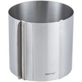 Kinghoff verstelbare taartring Ø 16-30 cm, hoogte 15 cm, rvs