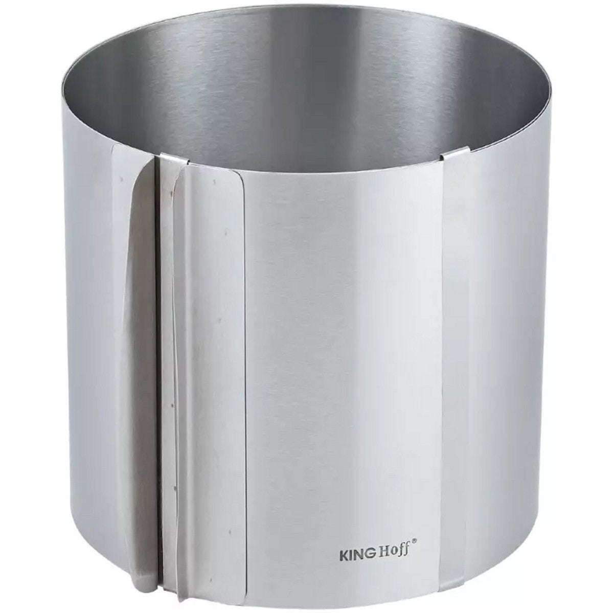 Kinghoff verstelbare taartring Ø 16-30 cm, hoogte 15 cm, rvs