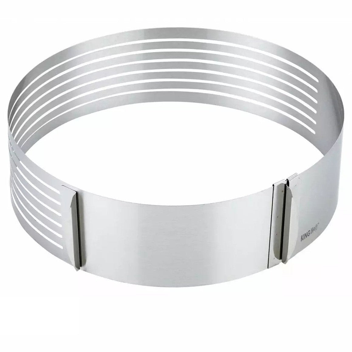 Kinghoff cakeringen set van 3 van rvs, Ø 24-30 cm