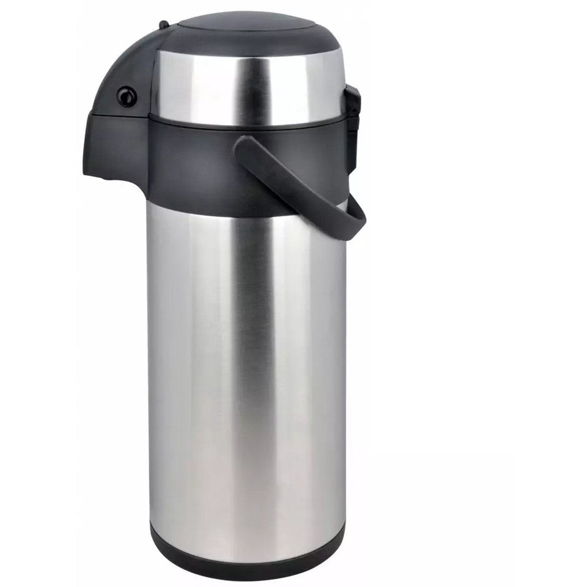 Kinghoff tafelthermoskan met pomp, 3 L, rvs