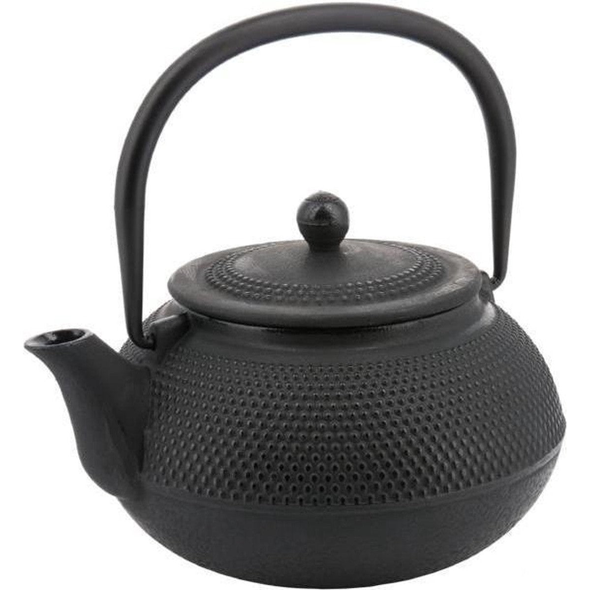 Kinghoff gietijzeren theepot 0,85 L met filter, zwart